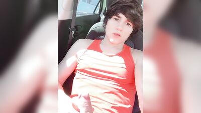 Car Boy Cam Porn: Horny & Cute Boys Outside!
