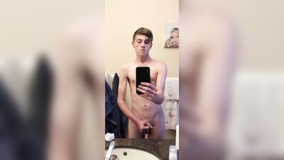 Gay Porn Cute Boy Gets Down and Dirty in the Sink!