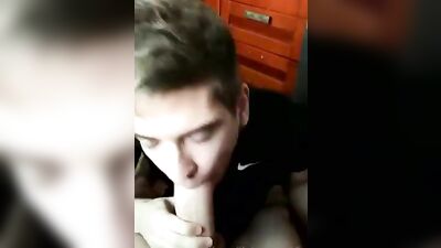 Gangbang Frenzy: Sucking His Friends Fat Cocks with Boys Porn!