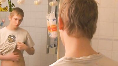 Gay Porn Video - Shaved Boy Jerks Off With Ease