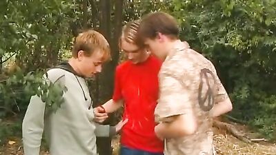 Outdoor Horny Boys Fun! Action Cum Shots Group Sex