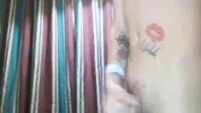 Amateur Web-Cam Tattoo College Boy Gay Tube Porn Record and Friend Wanking Together