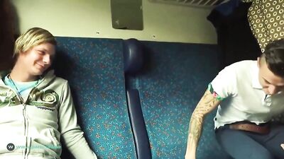 Gay Porn Fun on a Train Teen Boys!
