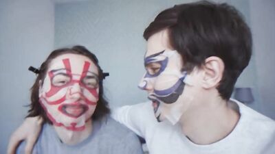 AA Vid - Adorable gay porn couple quarantine fun tube