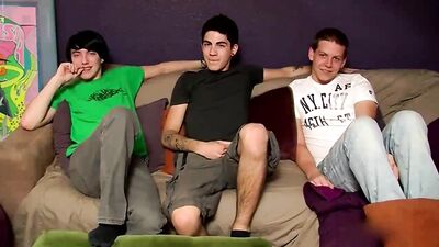 Gangbang Heat: Three Straight Guys First-Time Gay Porn Experience