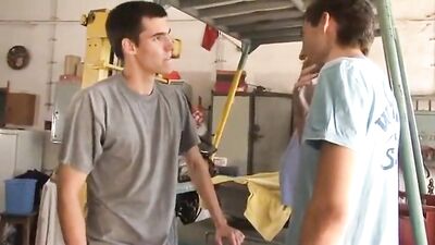 Gay Workshop Boys Bareback Action Cum Shots!