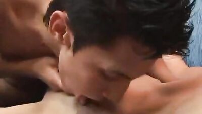 Latino Studs Go Wild in Gay Hair Fucking