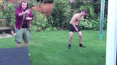 Garden Naked Friends Amateur Gay Fun!