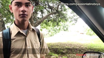 Latino Street Hunting for Athletic Young Boy