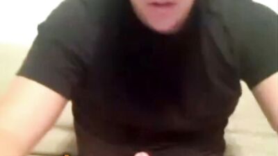 Chris Jerks Off Against Muscle Boys: Amateur Big Cock College Cam Guy Porn!