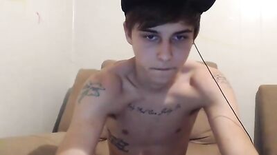 Gay Porn Twink Thug College Boy Jerks Off on Cam - Amature Solo Web-Cam