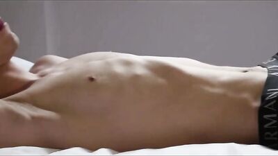 Feeling Up The Napper - Skinny Boy Bareback Cumshots