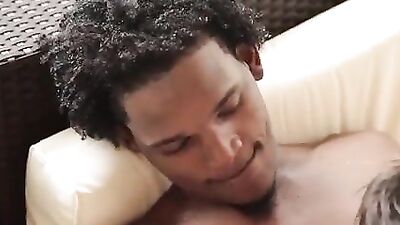 Gangbang Twinks: Four Cum Shots with Interracial Black and White Gay Porn