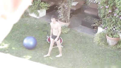 Workout Wanderer: Twink Gay Porn Explosion