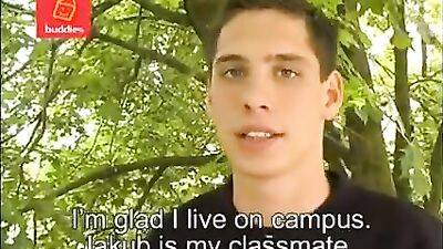 Buddies Moving In: First Time Oral Cum Shots with Adam Kubick, Sebastian Polner and Dominik Trojan