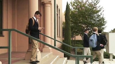 Threesome At The Academy: Explosive Group Sex!