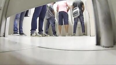 Urinal Fun: Mall Action Fetish Gay Tube Record!