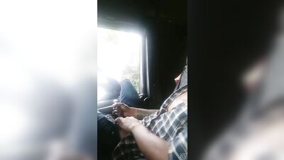 Asian Taxi Driver Cum Break: Release Time!