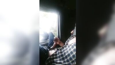 Asian Taxi Driver Cum Break: Release Time!