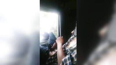 Asian Taxi Driver Cum Break: Release Time!