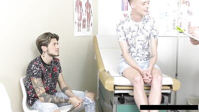 Medical Skinny Cutie Barebacked - Exploring the limits with a twink!
