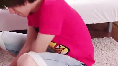 Young Twink Cum Play - A Masturbation and Facial Oral Experience