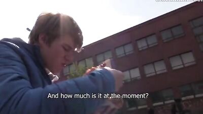 Desperate Czech Boy Sells His Ass Again - Bareback Cum Shots!