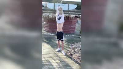 Backyard Stripper: Hot Gay Porn Experience!