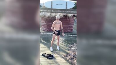 Backyard Stripper: Hot Gay Porn Experience!