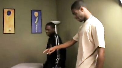 Gay Porn Massage: Two Dark Fellows in Action!