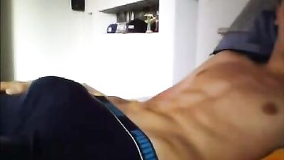 Big bulge leads to nice cum shot boys porn