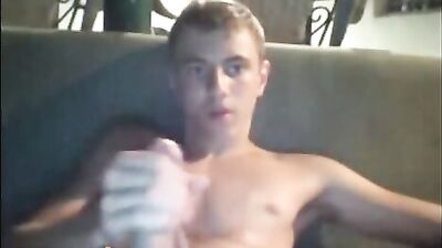 Stroking on My Webcam: Gay Porn in Action