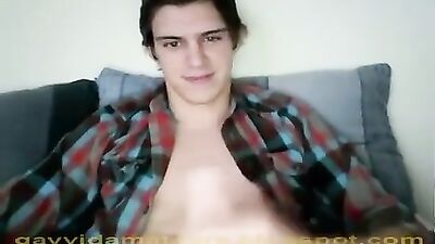 Gay College Porn Cam Sex Scandal with Girlfriend!