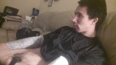 Sexy straight boy jacking off in bed - Big Cocks Solo This video features a hot stud slopping one out in bed while showing off his massive cock!