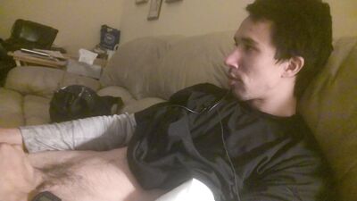 Sexy straight boy jacking off in bed - Big Cocks Solo This video features a hot stud slopping one out in bed while showing off his massive cock!