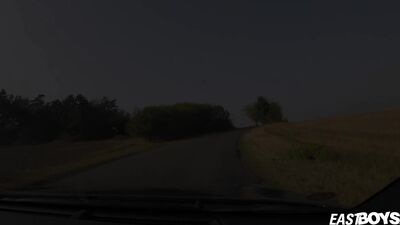 Handjob Hitchhikers Delight - Big Cock Blonde Boys First Time Adventure
