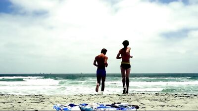 Gay Beach Porn - Action Ass Play Cum Shots!