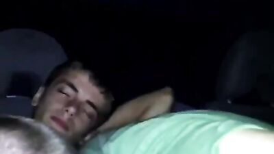 Car Sexual Encounters: Gay Teen Blowjob Outside Public!