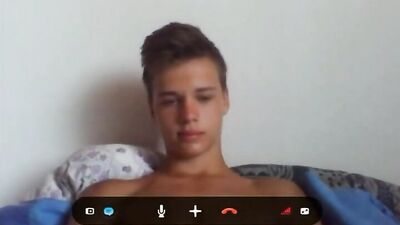 Gay Amateur Web Cam Twink Porn Stars Load Release on Bed