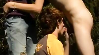 Forest Threesome Cumshots: A XXX Woodland Adventure