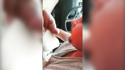 White Boy Porn Sucks Juicy Black Dick in a Car - A Wild Interracial Oral Experience!