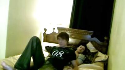 Young Studs Pounding in Bedroom: Teen Boys Bareback Action