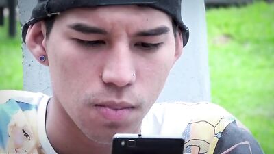 Latino Facial Frenzy - Two Hunks Unleash Raw Passion!