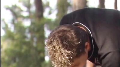 Raw Fuck In The Forest Bareback Cum Shots: Two Boys in the Woods Get Dirty with Raw Sex!
