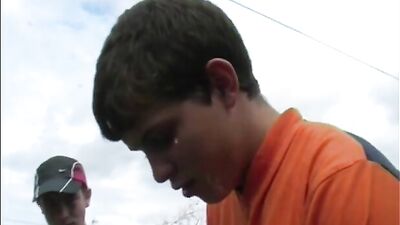 Outdoor Strip Tease & Threeway Boys Porn: Mikes Gay Adventure!