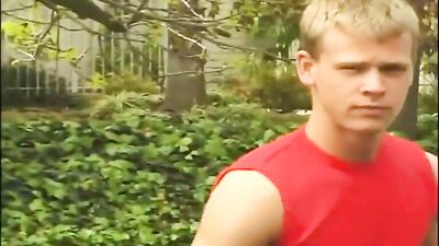 Three Friends Enjoy Gay Porn Action