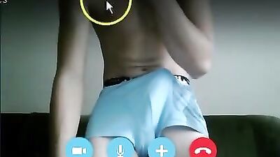 Blond Boy Porn Jacks for a Girl on Skype - Hardcore Gay Sex