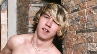 Blond Hottie Peeing in Gay Teen Fetish Porn!