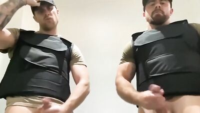 Protect my bate: The New Generation of Muscle Boys Cum Shots in Uniforms