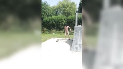 Gay Skaters Take Center Stage in Naked Public Porn!